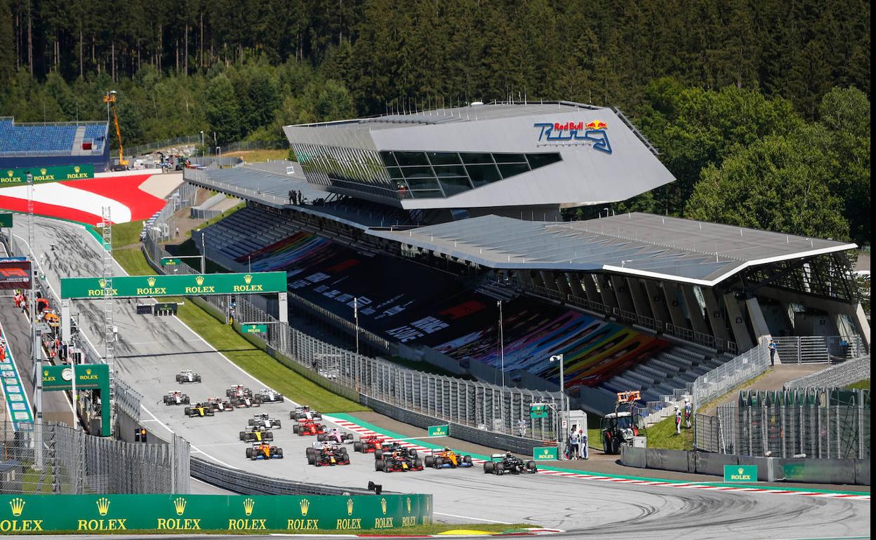 El circuito de Spielberg acogerá el Gran Premio de Estiria el 27 de junio. 