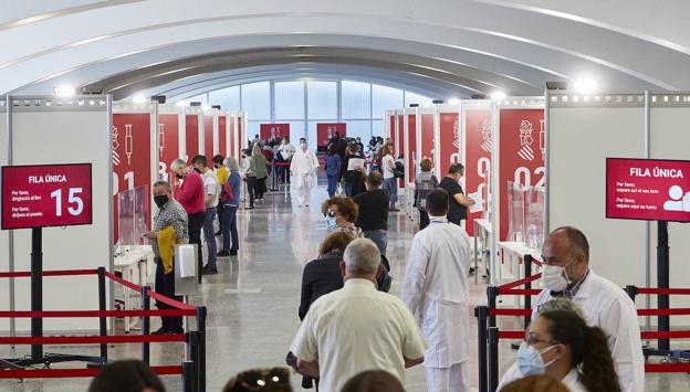 Vacunación contra el Covid en Valencia