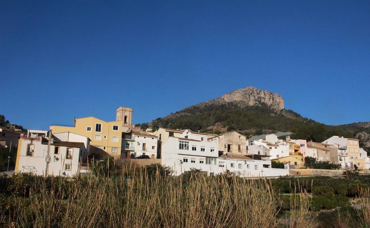 Vistas de Bolulla desde el término municipal.