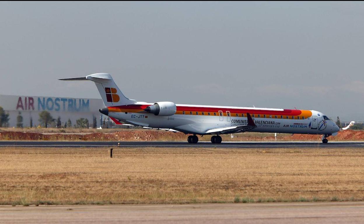 Uno de los aviones de Air Nostrum. 