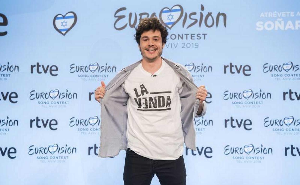 Miki Núñez en Eurovisión 2019.