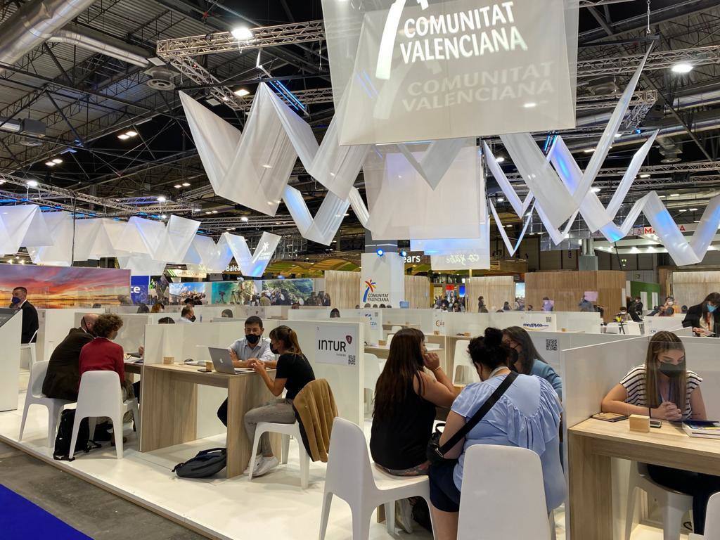 Estand de la Comunitat Valenciana en FITUR. 