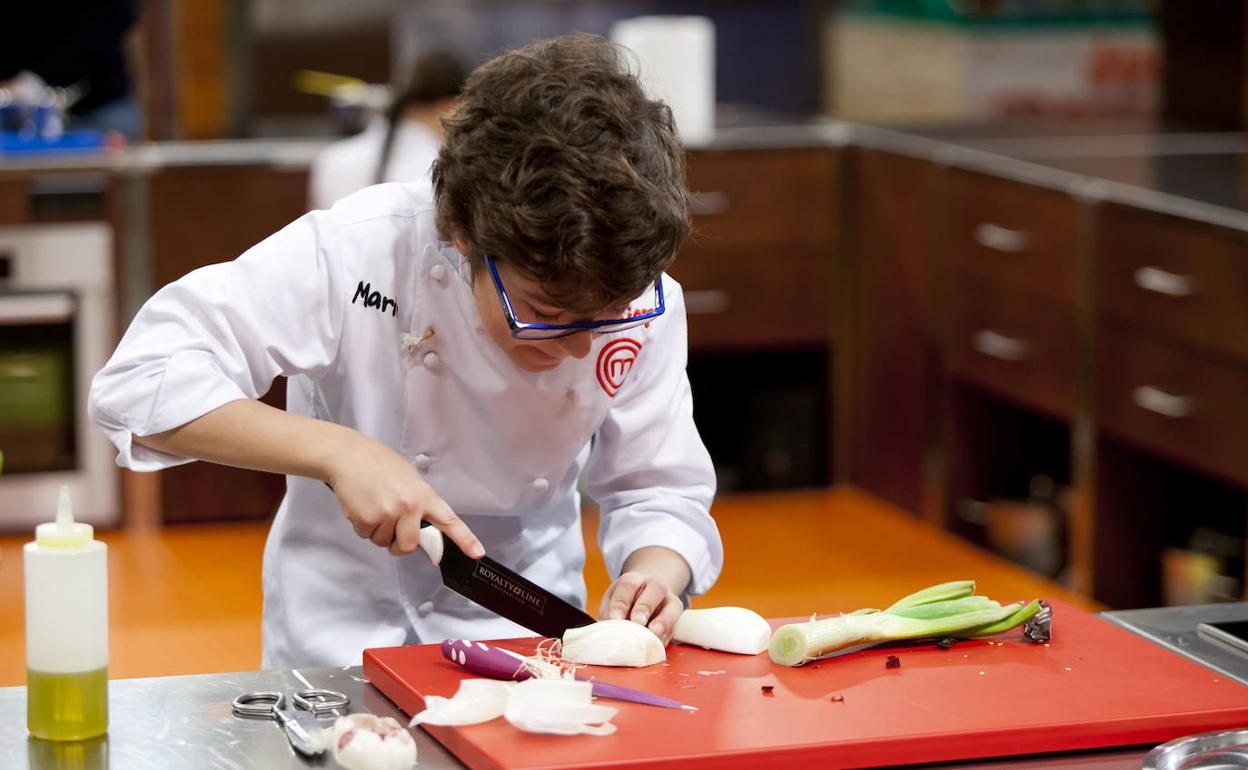 Grabación del programa «Master Chef Junior» en una de las primeras ediciones. 