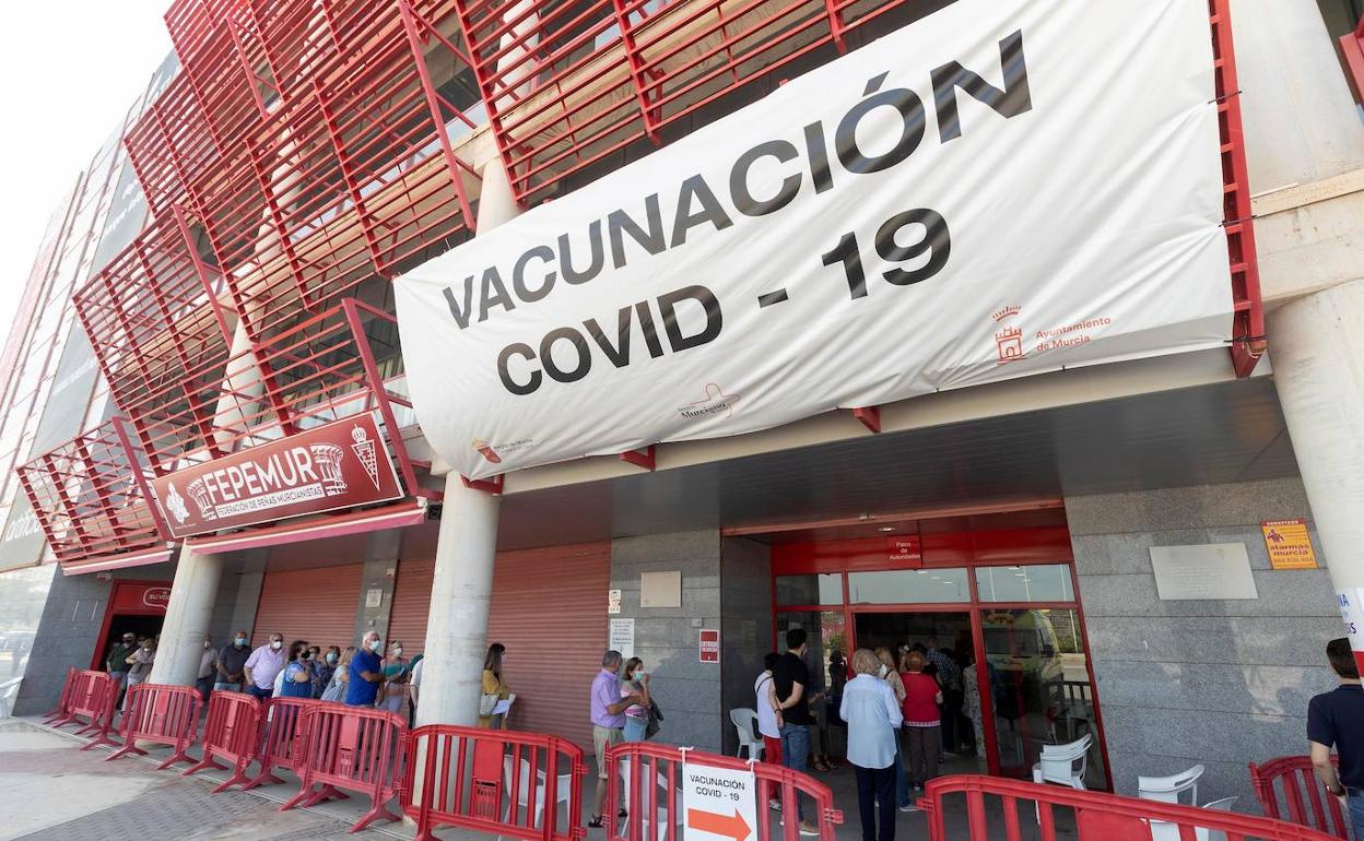 Vacunación en Murcia.