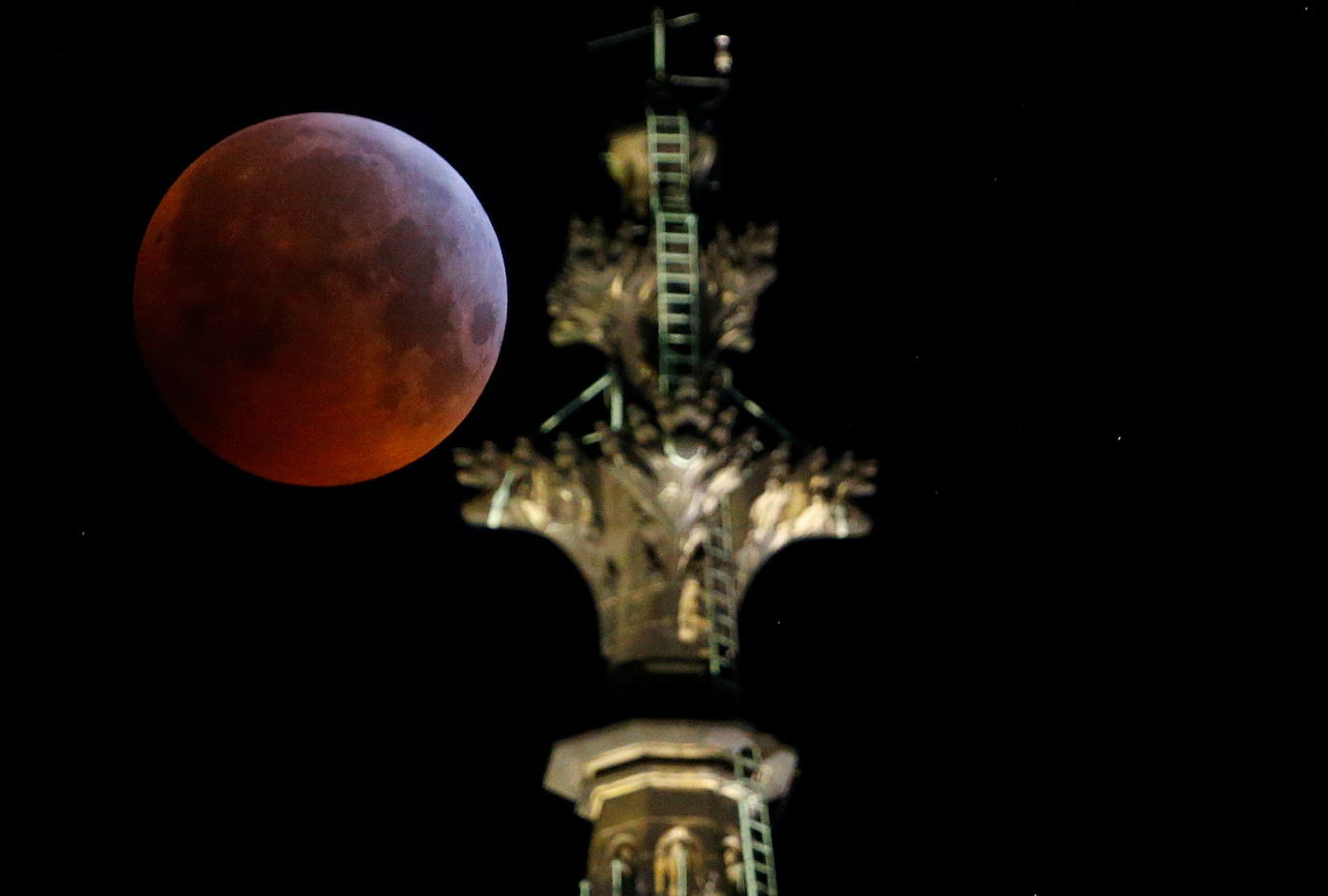 La Superluna sangrienta de mayo. 