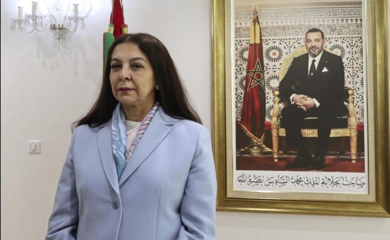 La embajadora de Marruecos en Madrid, Karima Benyaich.