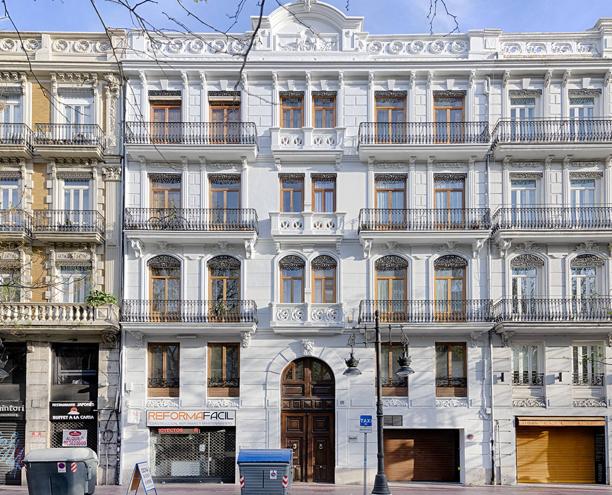 Edificio en el 16 de la Gran Vía.