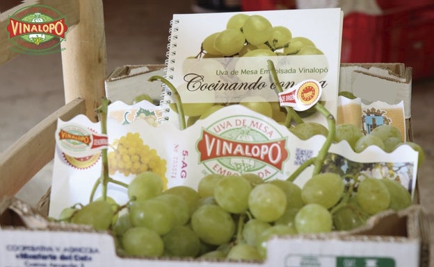 Detalle del 'packaging' de la Uva del Vinalopó 