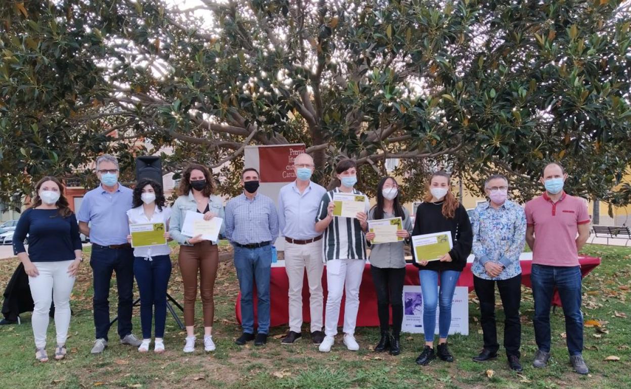 Entrega de premios en Carcaixent. 