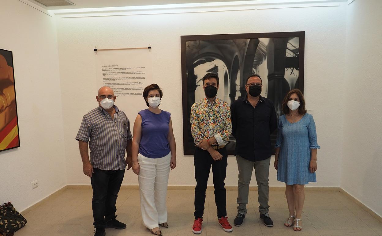 Inauguración de la exposición en l'Alcúdia. 