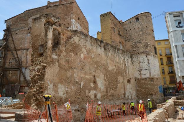 La muralla islámica oculta reaparece