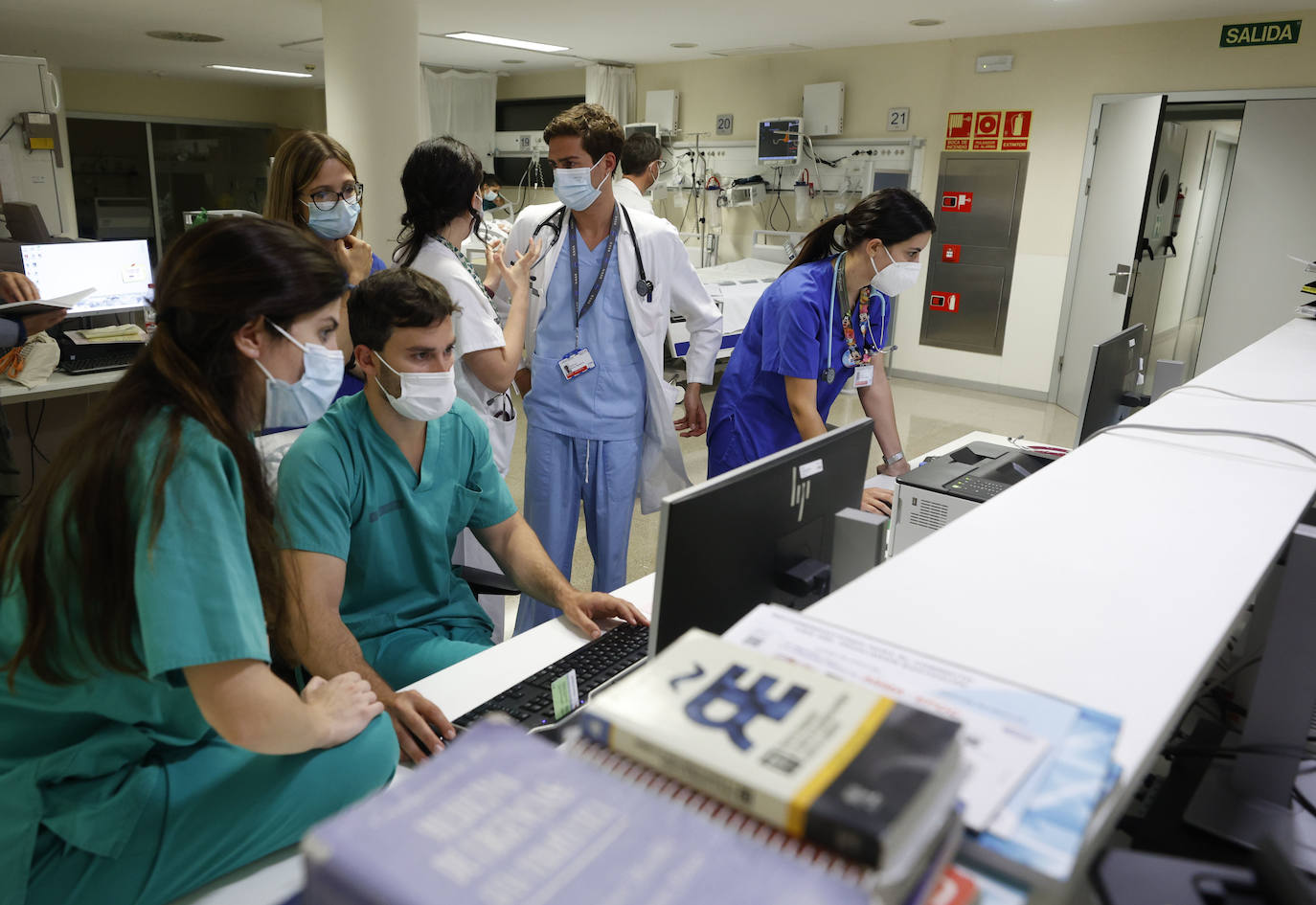 Fotos: Dentro de la UCI del hospital La Fe de Valencia