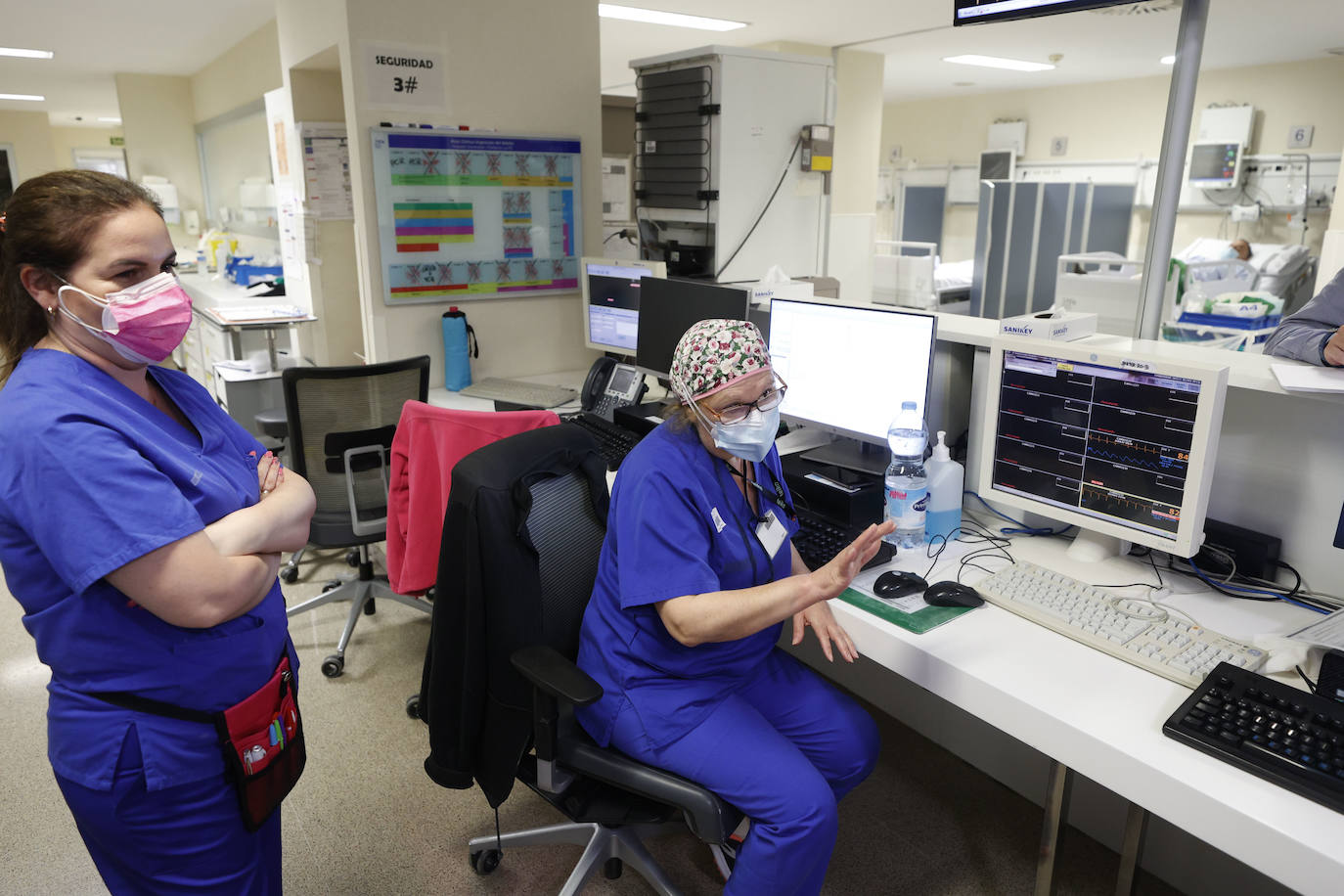 Fotos: Dentro de la UCI del hospital La Fe de Valencia