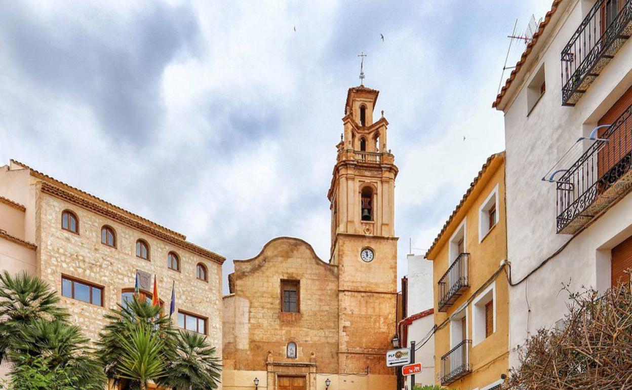 Iglesia de Sant Bertomeu, en el municipio de Finestrat.