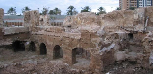 Cárcavas del antiguo Molino de la Marquesa.