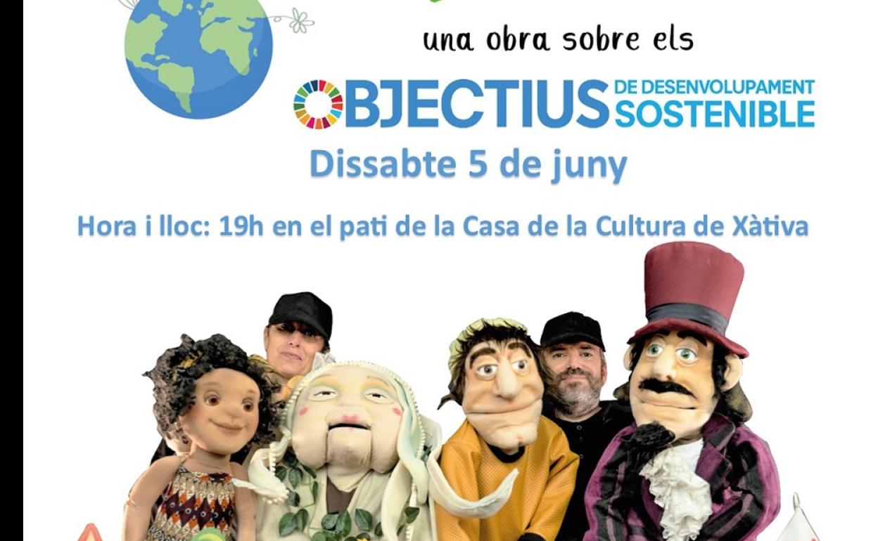 Teatro de títeres para concienciar a los más pequeños del cuidado del medio ambiente. 