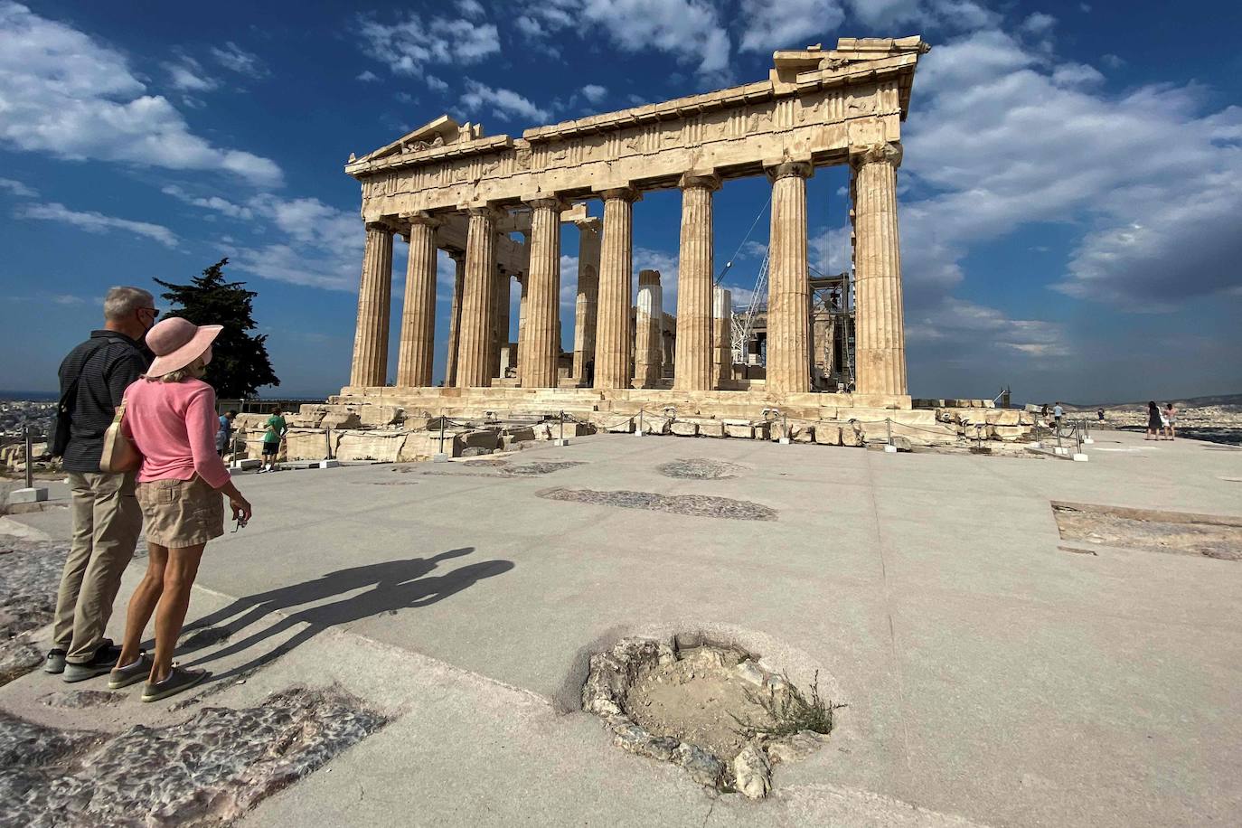 Fotos: La polémica renovación del Acrópolis de Grecia