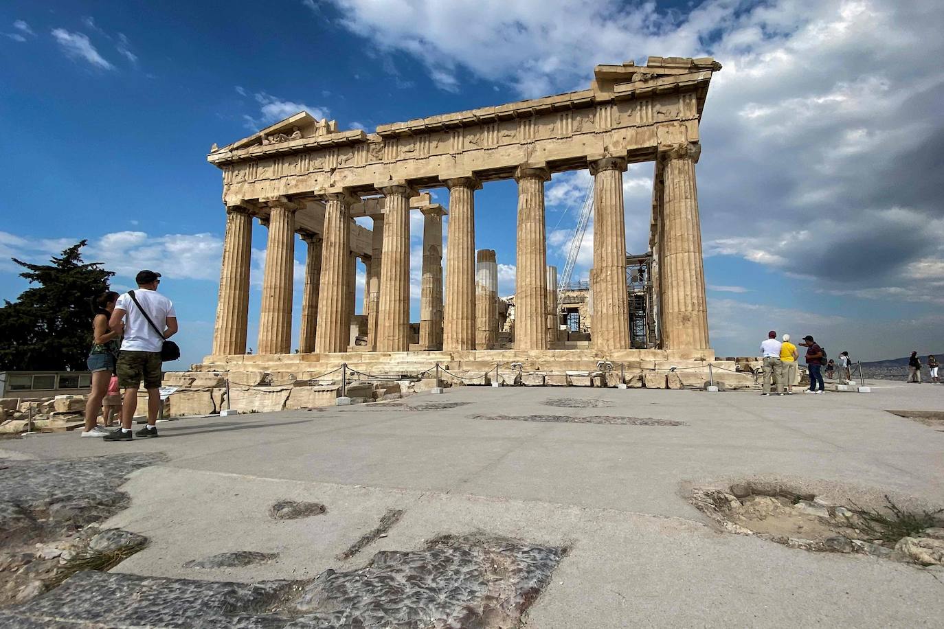 Fotos: La polémica renovación del Acrópolis de Grecia