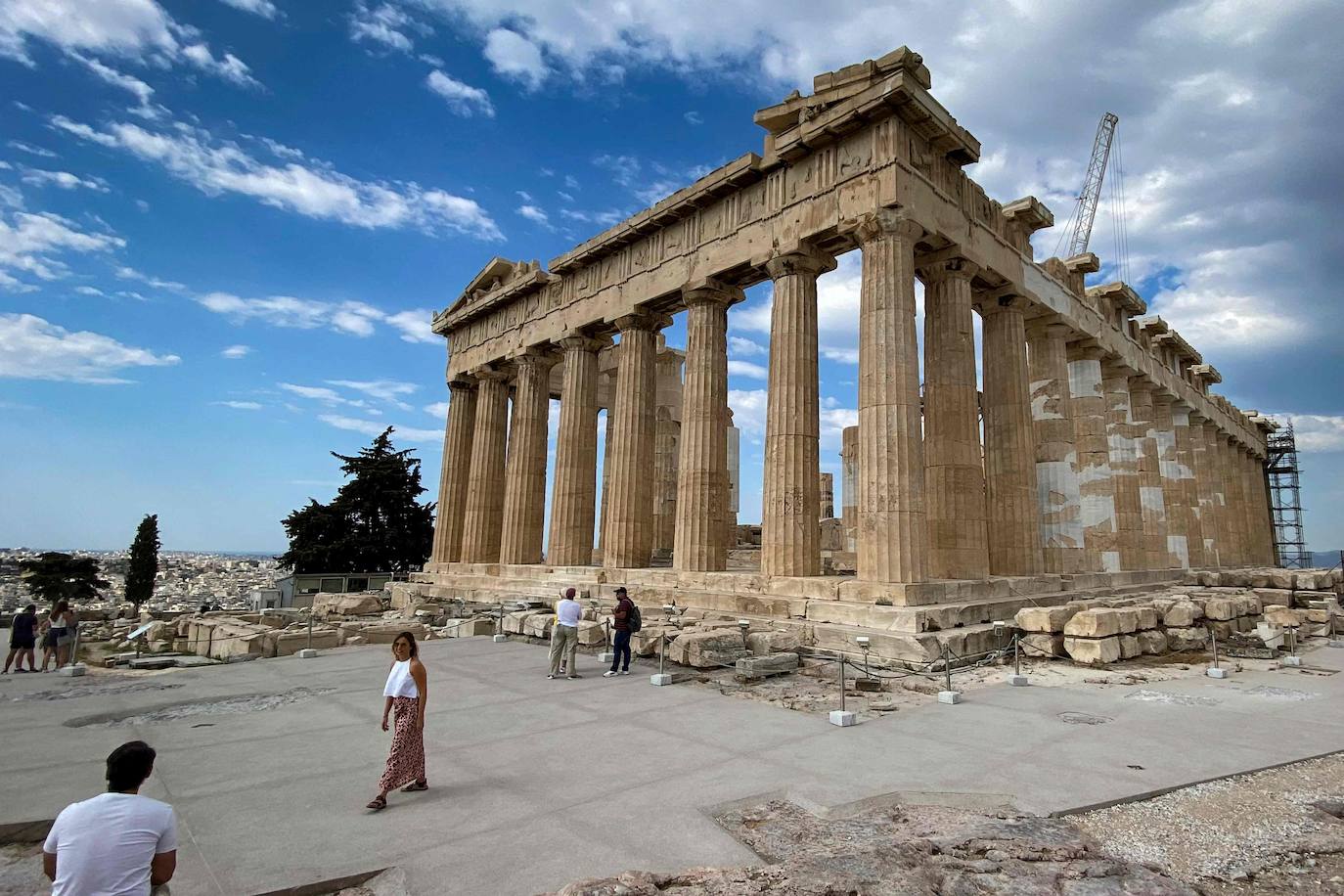 Fotos: La polémica renovación del Acrópolis de Grecia