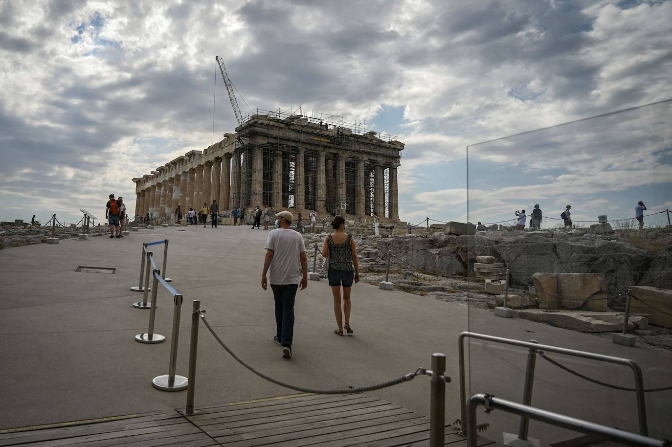 Fotos: La polémica renovación del Acrópolis de Grecia