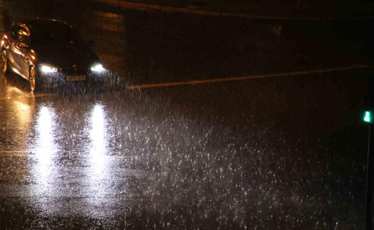 Lluvia en Valencia.