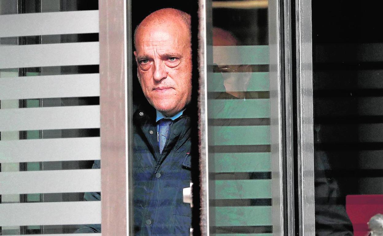 El presidente de LaLiga, Javier Tebas.