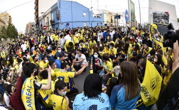 Imágenes de la celebración en Villarreal. 