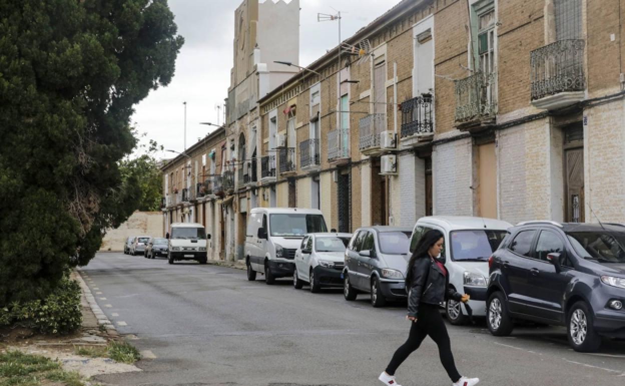 Una calle del Cabanyal. 