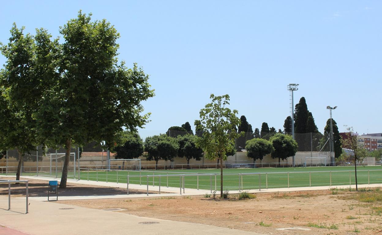 Zonas deportivas adquiridas por el Ayuntamiento de Almussafes. 