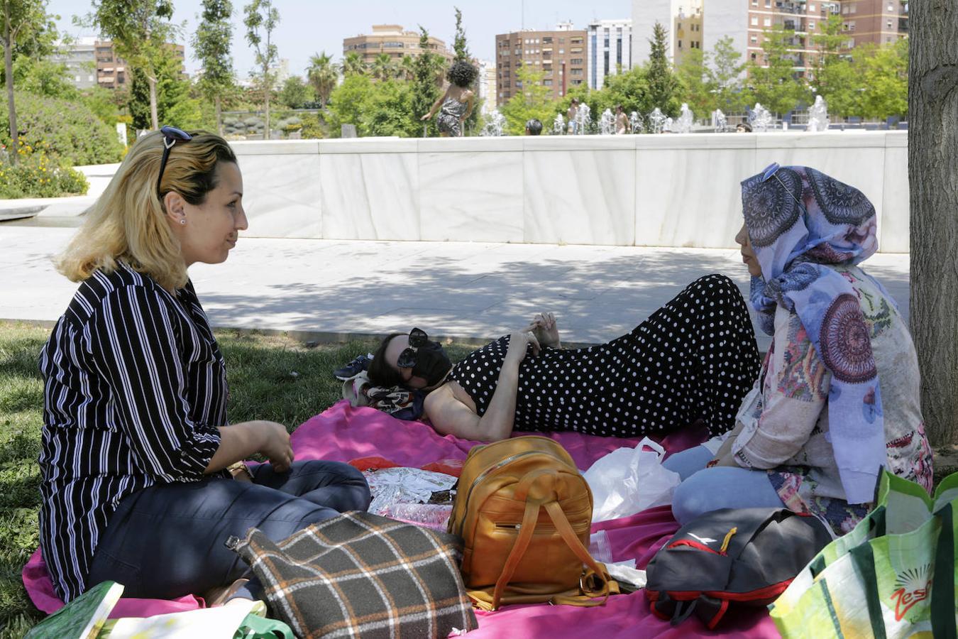 El Parque Central es escenario de numerosos picnics cada fin de semana