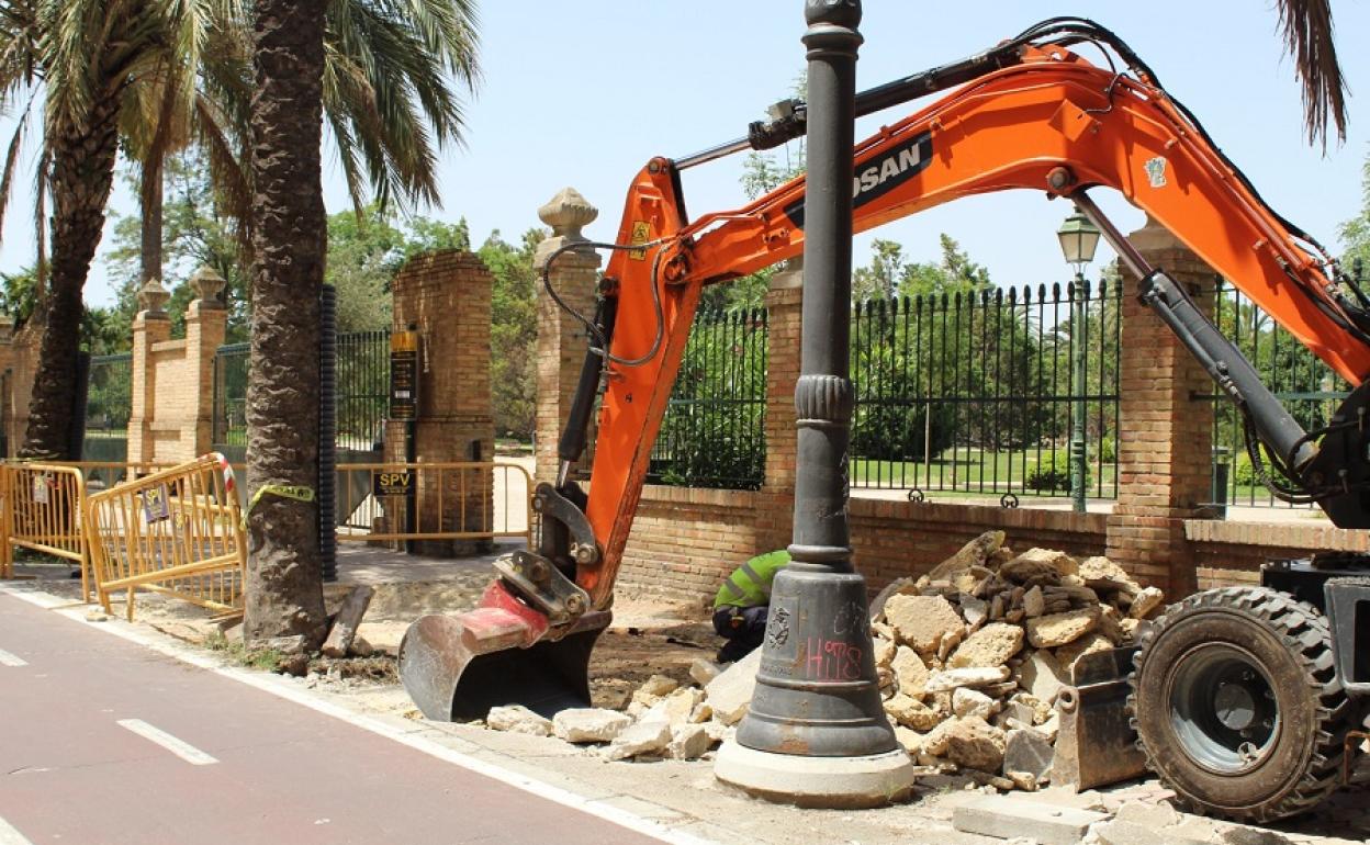 Obras en Valencia.