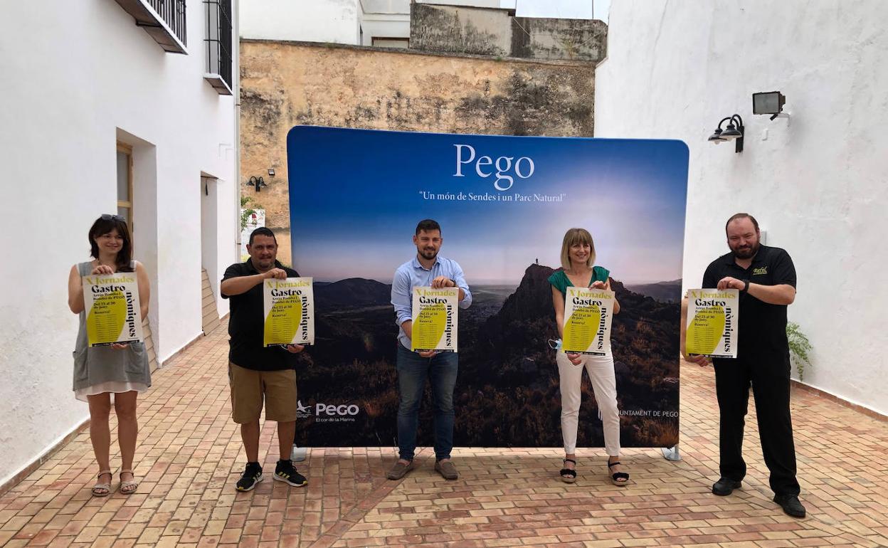 Un momento de la presentación de las jornadas de Pego.