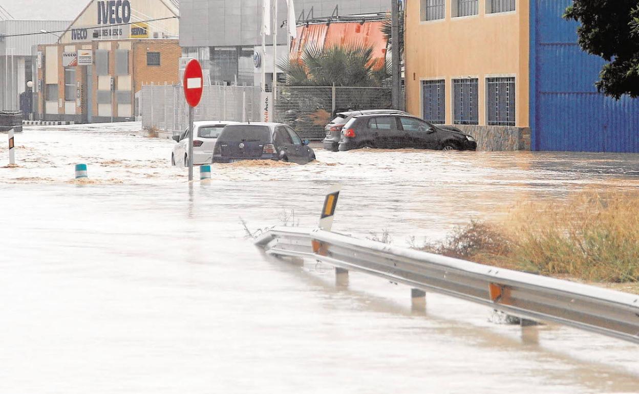 Efectos de la gota fría de septiembre de 2019 en Orihuela. 