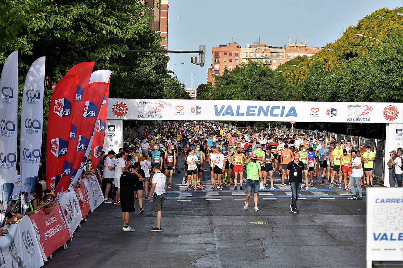 La edición de Valencia es la primera de la carrera Ponle Freno que se celebra desde que empezó la pandemia. 