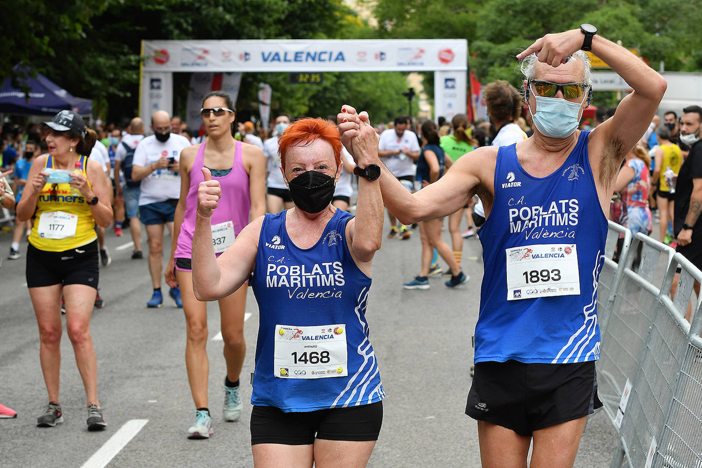 La edición de Valencia es la primera de la carrera Ponle Freno que se celebra desde que empezó la pandemia. 