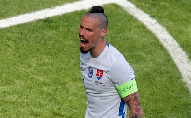 El veterano Marek Hamšík está viviendo una 'segunda juventud' con el cuadro eslovaco.