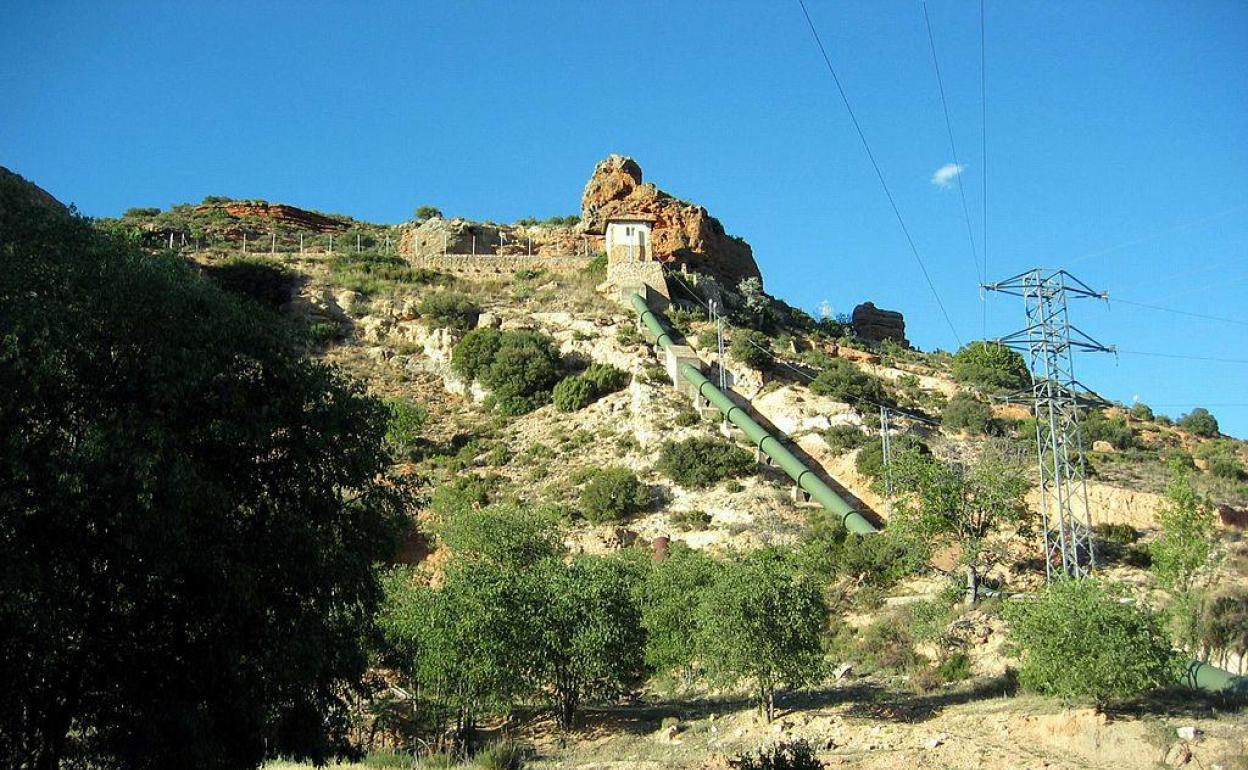 central hidroeléctrica de Castelfabib.