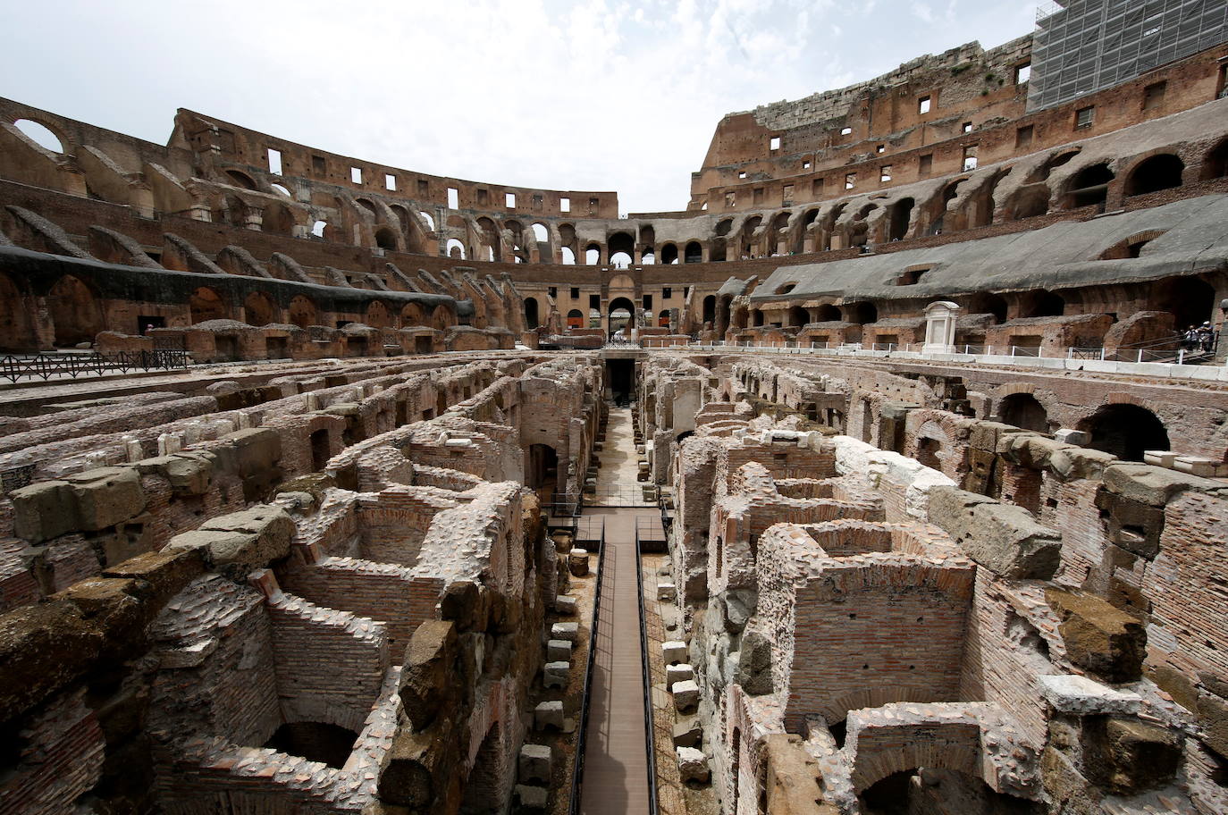 Fotos: El Coliseo abre al público la antecámara de la muerte para leones y gladiadores