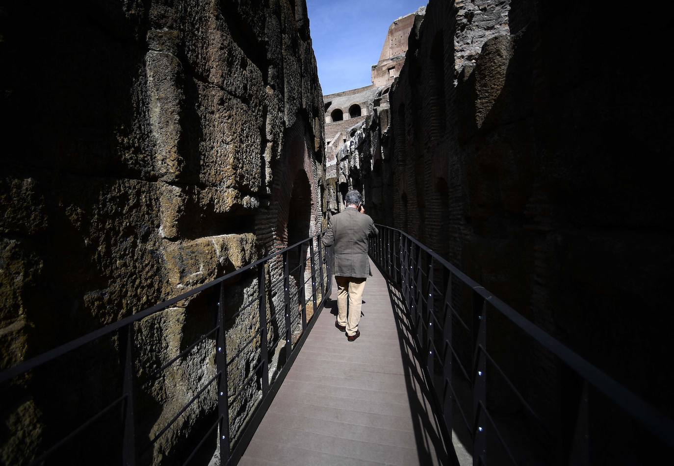 Fotos: El Coliseo abre al público la antecámara de la muerte para leones y gladiadores