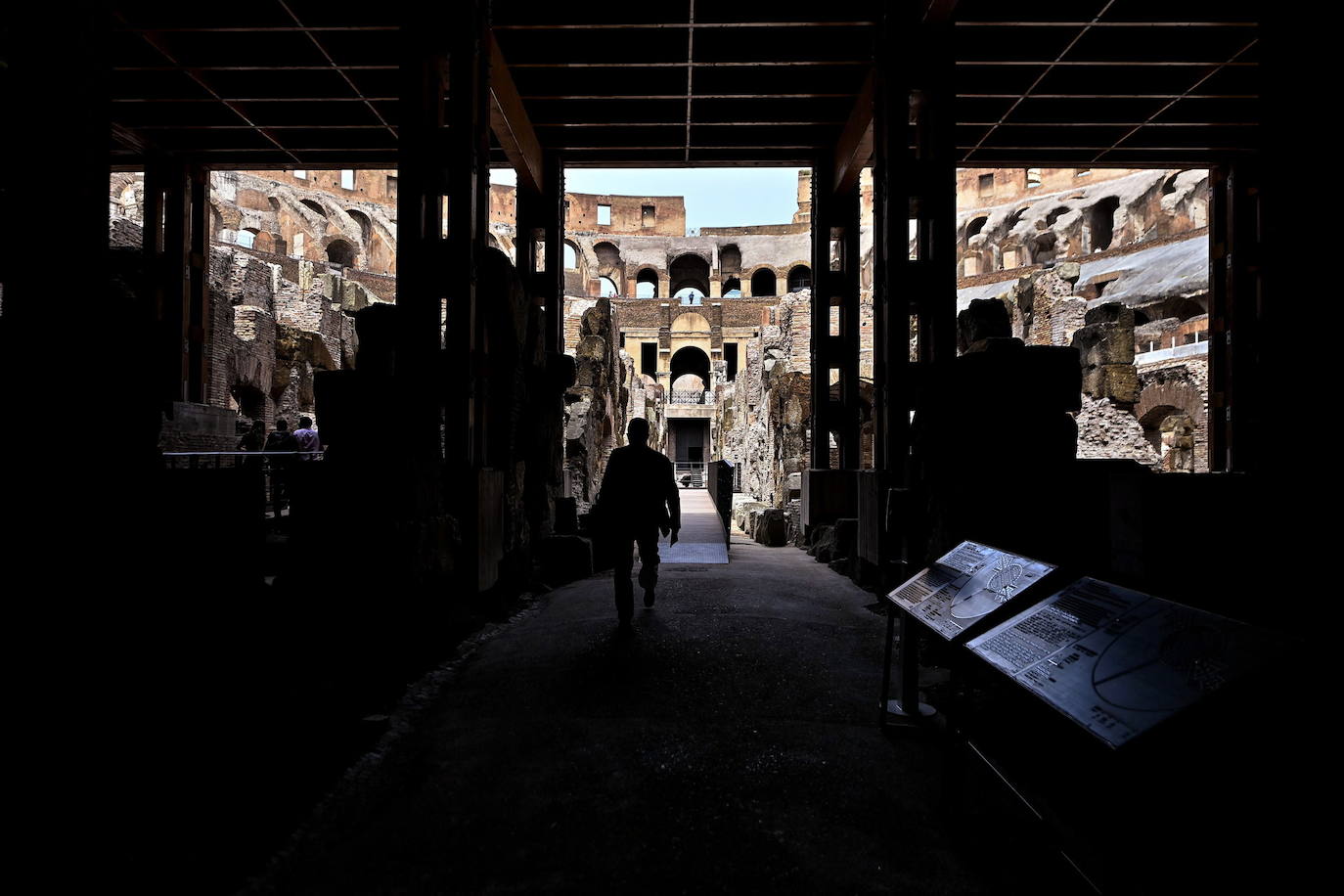 Fotos: El Coliseo abre al público la antecámara de la muerte para leones y gladiadores