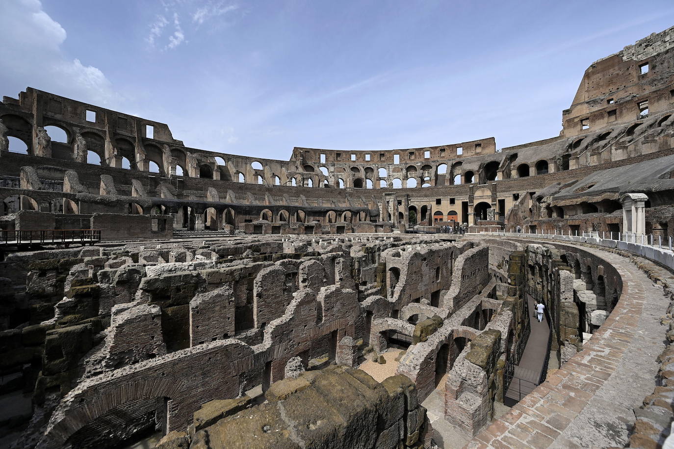 Fotos: El Coliseo abre al público la antecámara de la muerte para leones y gladiadores