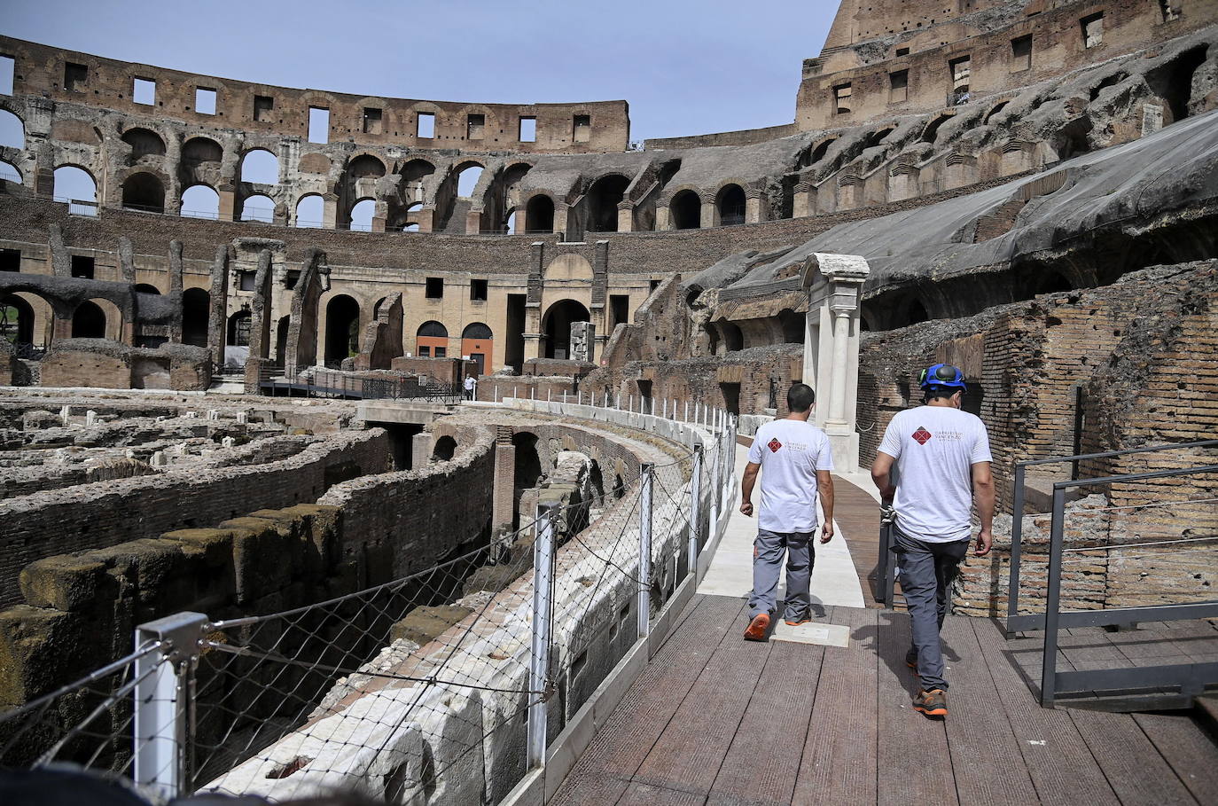 Fotos: El Coliseo abre al público la antecámara de la muerte para leones y gladiadores