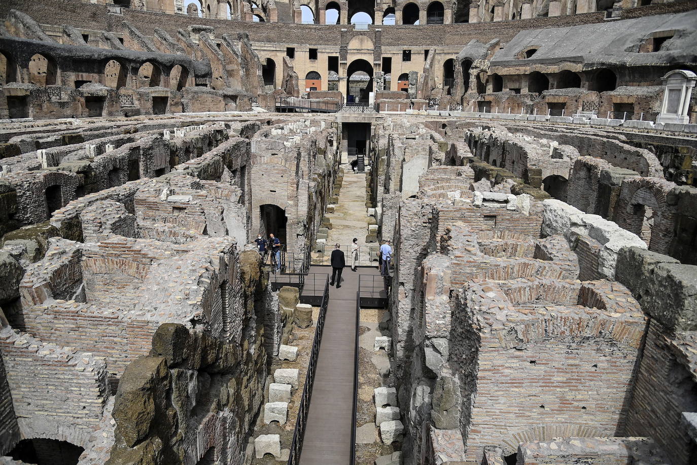 Fotos: El Coliseo abre al público la antecámara de la muerte para leones y gladiadores