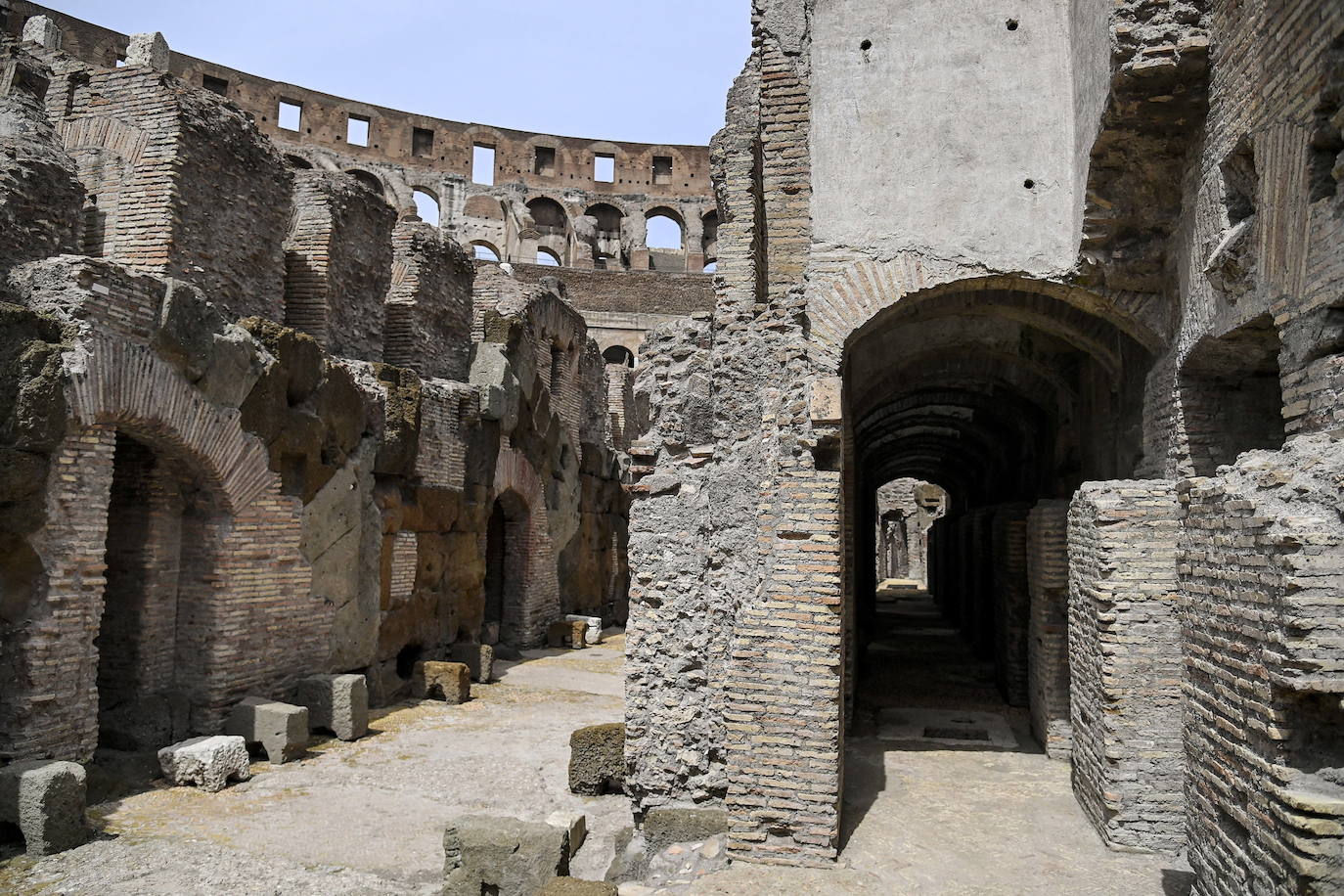 Fotos: El Coliseo abre al público la antecámara de la muerte para leones y gladiadores