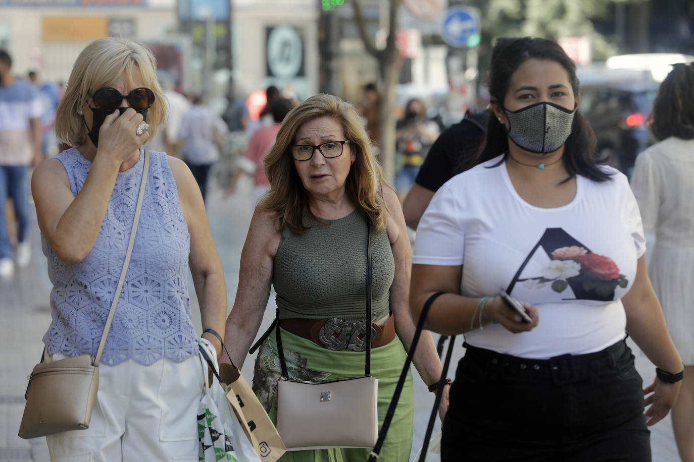 Primer día sin mascarilla obligatoria en Valencia.