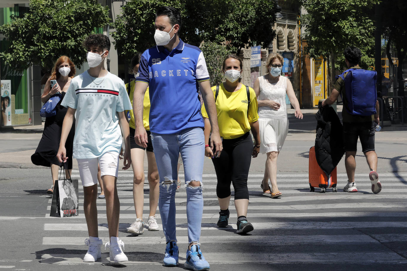 Primer día sin mascarilla obligatoria en Valencia.