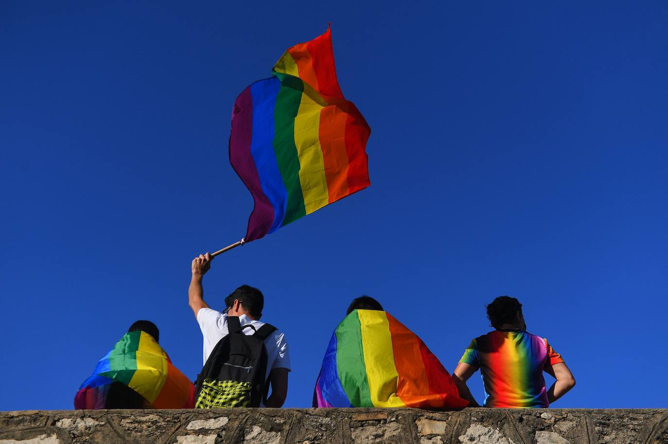 Marcha del Día de Orgullo 2021 en Valencia. 