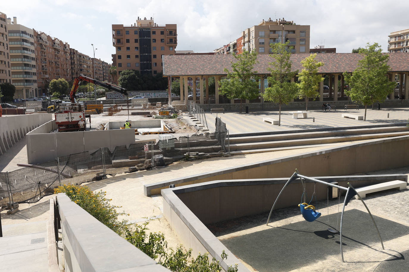 Fotos: Obras en el Parque Central de Valencia