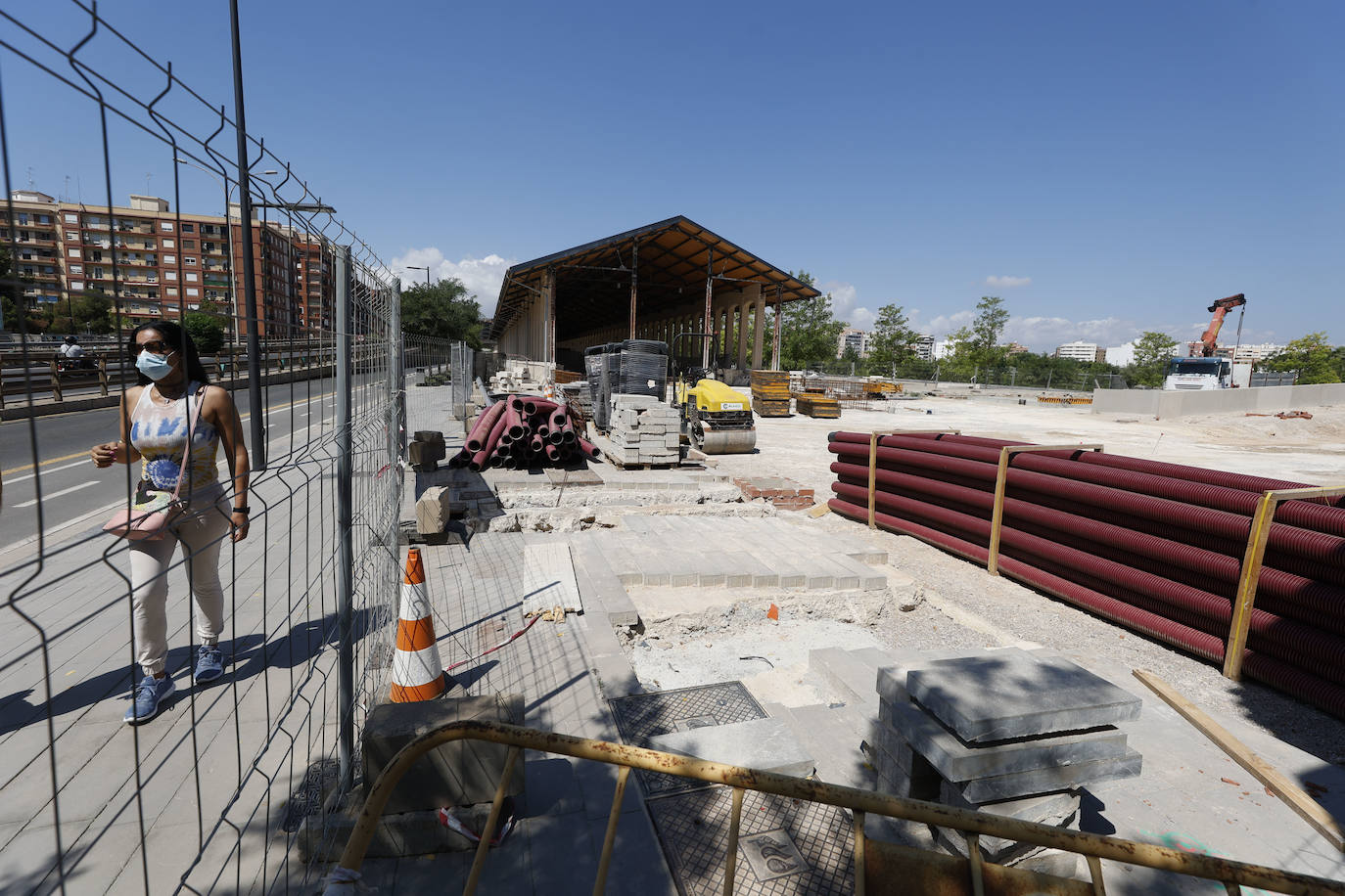 Fotos: Obras en el Parque Central de Valencia