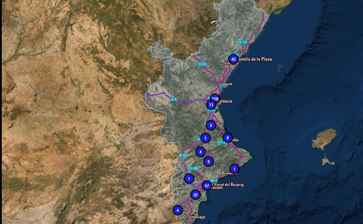 Acceso a la Universidad | Nuevo mapa interactivo con las titulaciones de grado ofertadas en el curso 2021/2022 en las universidades valencianas